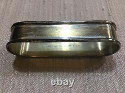Vintage Alvin Sterling Silver Napkin Ring N60 No Monogram Lot of 13