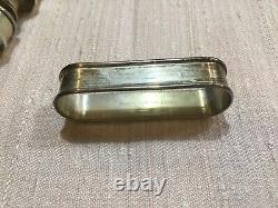 Vintage Alvin Sterling Silver Napkin Ring N60 No Monogram Lot of 13
