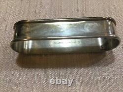 Vintage Alvin Sterling Silver Napkin Ring N60 No Monogram Lot of 13