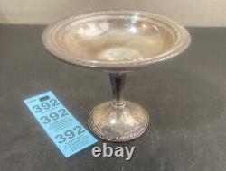 Vintage Alvin Sterling Silver Pedestal 6.4 Ounces Compote Candy Dish S43
