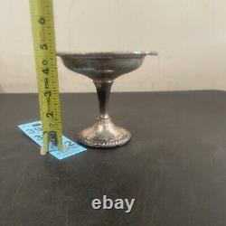 Vintage Alvin Sterling Silver Pedestal 6.4 Ounces Compote Candy Dish S43