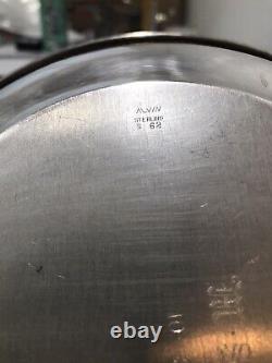 Vintage Alvin sterling silver Dish 10X2.25 281 gram