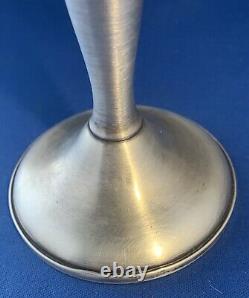 Vintage Alvin sterling silver cement filled with rod pedestal candy dish S206