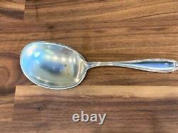 Vintage Antique Alvin Co. William Penn Sterling Silver Large Serving Spoon 9¼