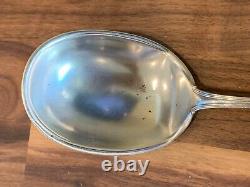Vintage Antique Alvin Co. William Penn Sterling Silver Large Serving Spoon 9¼