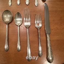 Vintage ONE Sterling Silverware Alvin Romantique 5 Piece Place Setting 1933