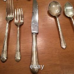 Vintage ONE Sterling Silverware Alvin Romantique 5 Piece Place Setting 1933