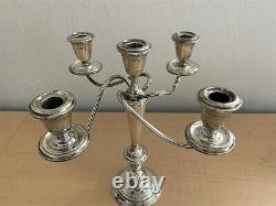 Vintage S257 Sterling 5 Candle Candelabra with4 Arms Alvin Sterling 1919-1928