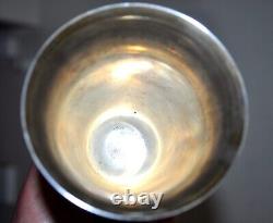 Vintage STERLING SILVER Goblet ALVIN # S 249 Water / Wine 129.84 grams