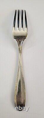 Vintage Set of 4 Alvin William Penn Sterling Silver Dinner Fork w Monogram