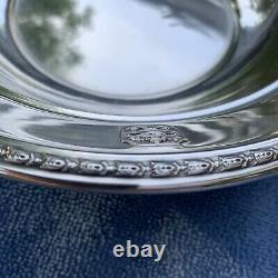 Vintage Sterling Silver Candy Dish Soup Bowl Made By Alvin 9 1/4 Dia Beautiful