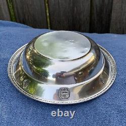 Vintage Sterling Silver Candy Dish Soup Bowl Made By Alvin 9 1/4 Dia Beautiful