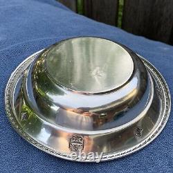 Vintage Sterling Silver Candy Dish Soup Bowl Made By Alvin 9 1/4 Dia Beautiful