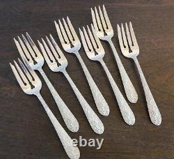 Vintage Sterling Silver Flatware ALVIN / GORHAM BRIDAL BOUQUET 30 Piece Set