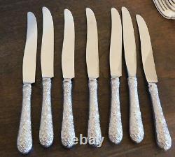 Vintage Sterling Silver Flatware ALVIN / GORHAM BRIDAL BOUQUET 30 Piece Set