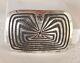 Vintage Sterling Silver Man In Maze Belt Buckle Alvin Sosolda Native American