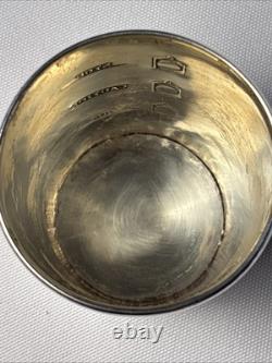 Vintage Sterling Silver Stoplight Jigger, Shot Glass #S275 by Alvin
