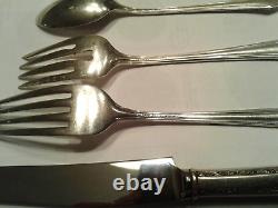 Vintage Sterling Silverware Alvin5 Piece Place Setting Chased Romantique