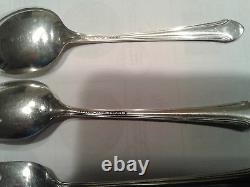 Vintage Sterling Silverware Alvin5 Piece Place Setting Chased Romantique