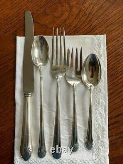 Vintage Sterling Silverware Alvin Romantique 5 Piece Place Setting 1933