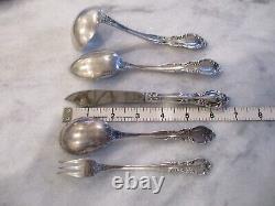 Vivaldi Alvin Sterling Silver Flatware 5pc Hostess Set- Ladle/lemon/sugar/butter