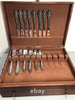 Vivaldi by Alvin Sterling Silver Flatware Set For 8 Service 32 Pieces Silverware