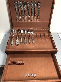 Vivaldi by Alvin Sterling Silver Flatware Set For 8 Service 32 Pieces Silverware