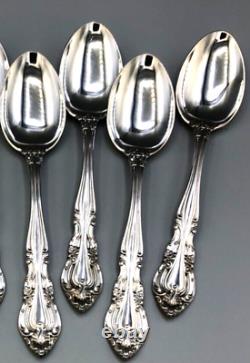 Vivaldi by Alvin Sterling Silver Flatware set of 4 Oval Soup Spoons 6 7/8
