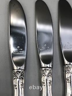 Vivaldi by Alvin Sterling Silver Flatware set of 8 Butter Spreaders 6 3/8