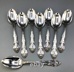 Vivaldi by Alvin Sterling Silver Flatware set of 8 Oval Soup Spoons 6 7/8