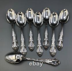 Vivaldi by Alvin Sterling Silver Flatware set of 8 Oval Soup Spoons 6 7/8