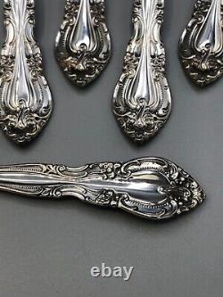 Vivaldi by Alvin Sterling Silver Flatware set of 8 Oval Soup Spoons 6 7/8