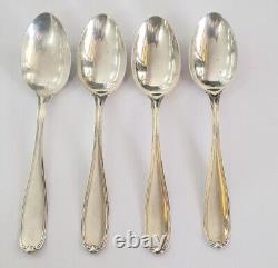 Vtg 1907 Set of 4 Alvin William Penn Sterling Silver Tea Spoon NO- Monogram