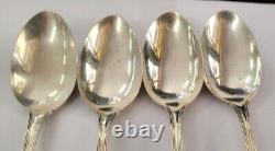 Vtg 1907 Set of 4 Alvin William Penn Sterling Silver Tea Spoon NO- Monogram