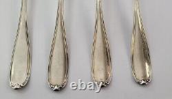 Vtg 1907 Set of 4 Alvin William Penn Sterling Silver Tea Spoon NO- Monogram