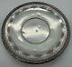Vtg Alvin Sterling Silver 9.5 In Plate Shallow Bowl Round Floral Edge 238 Grams