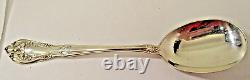 Vtg Alvin Sterling Silver Chateau Rose Cream Bouillon Spoon