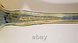 Vtg Alvin Sterling Silver Chateau Rose Cream Bouillon Spoon