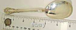 Vtg Alvin Sterling Silver Chateau Rose Cream Bouillon Spoon