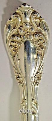 Vtg Alvin Sterling Silver Chateau Rose Large Serving Spoon