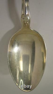 Vtg Alvin Sterling Silver Chateau Rose Large Serving Spoon