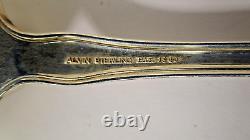 Vtg Alvin Sterling Silver Chateau Rose Large Serving Spoon