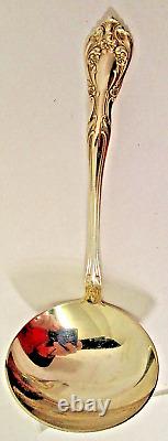 Vtg Alvin Sterling Silver Chateau Rose Small Ladle Serving Piece