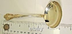 Vtg Alvin Sterling Silver Chateau Rose Small Ladle Serving Piece