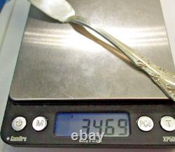 Vtg Vintage Alvin Sterling Silver Chateau Rose Butter Knife