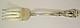 Vtg Vintage Alvin Sterling Silver Chateau Rose Large Cold Meat Serving Fork