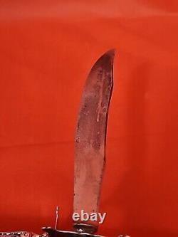 Wellington by Alvin Sterling Silver Roast Carving Knife & Hone Fancy Nice