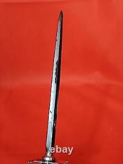 Wellington by Alvin Sterling Silver Roast Carving Knife & Hone Fancy Nice