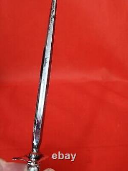 Wellington by Alvin Sterling Silver Roast Carving Knife & Hone Fancy Nice