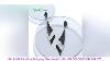 25 26 Boucles D’oreilles Santuzza Silver Pour Femme Authentique 925 Sterling Silver Folded Black Spinel White C